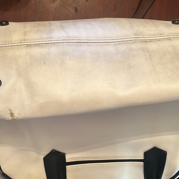 Lululemon Athletica Sweat Once A Day Bag White Handles Dividers Laptop Bag FLAWS - Picture 6 of 12
